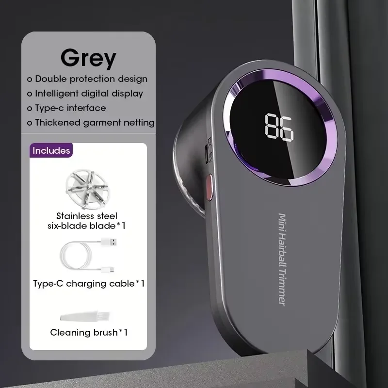 Golarka do ubrań PRO z wyświetlaczem🧶