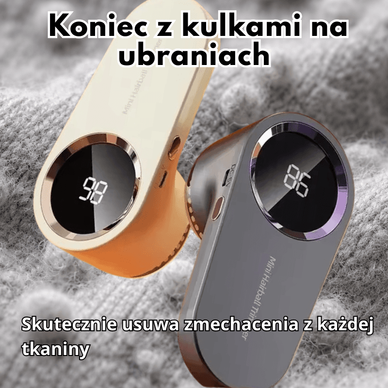 Golarka do ubrań PRO z wyświetlaczem🧶