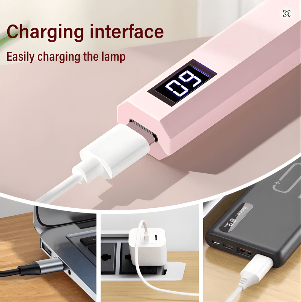 Mini lampa UV/LED do paznokci żelowych 20/60s 💅