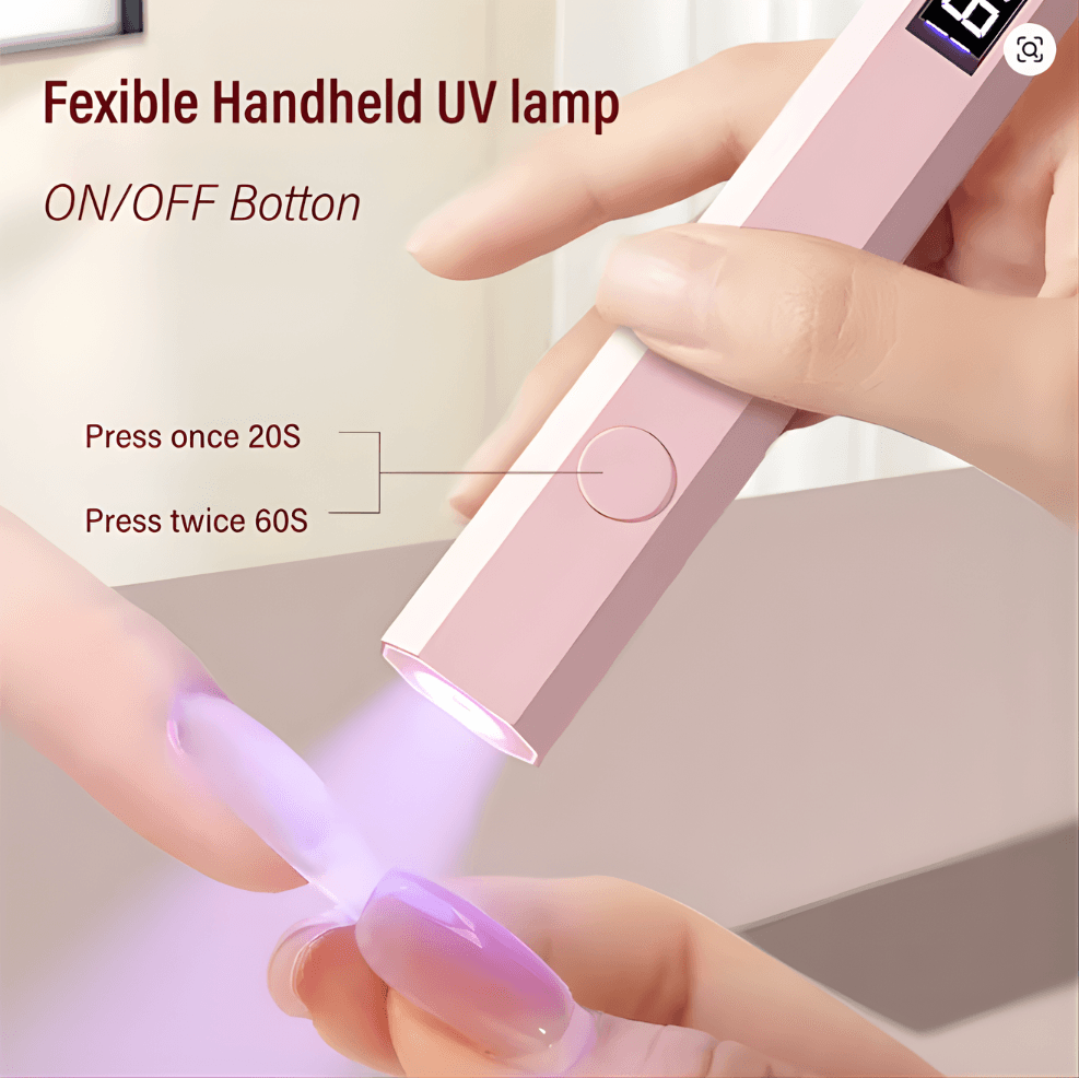 Mini lampa UV/LED do paznokci żelowych 20/60s 💅